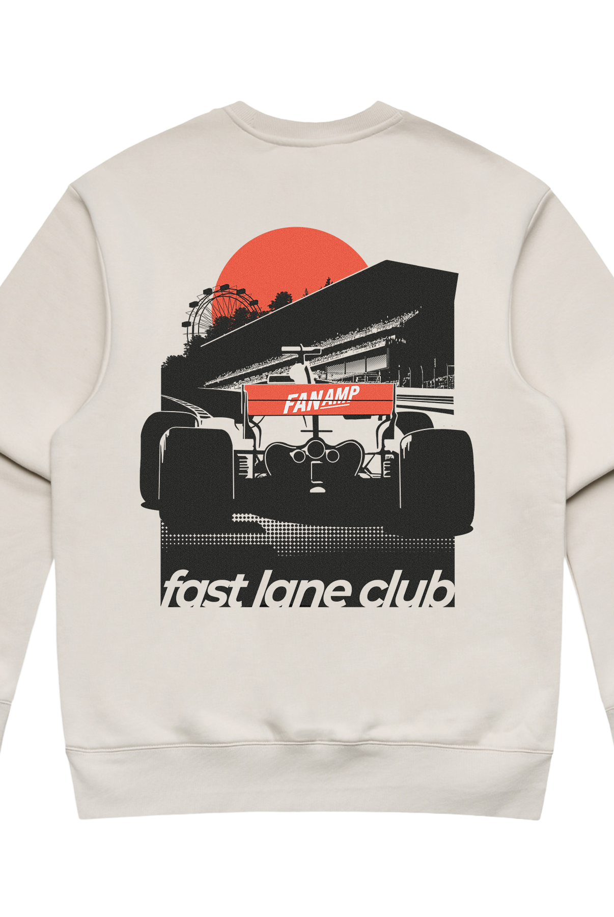 Back of the Make The Pass Bone crewneck