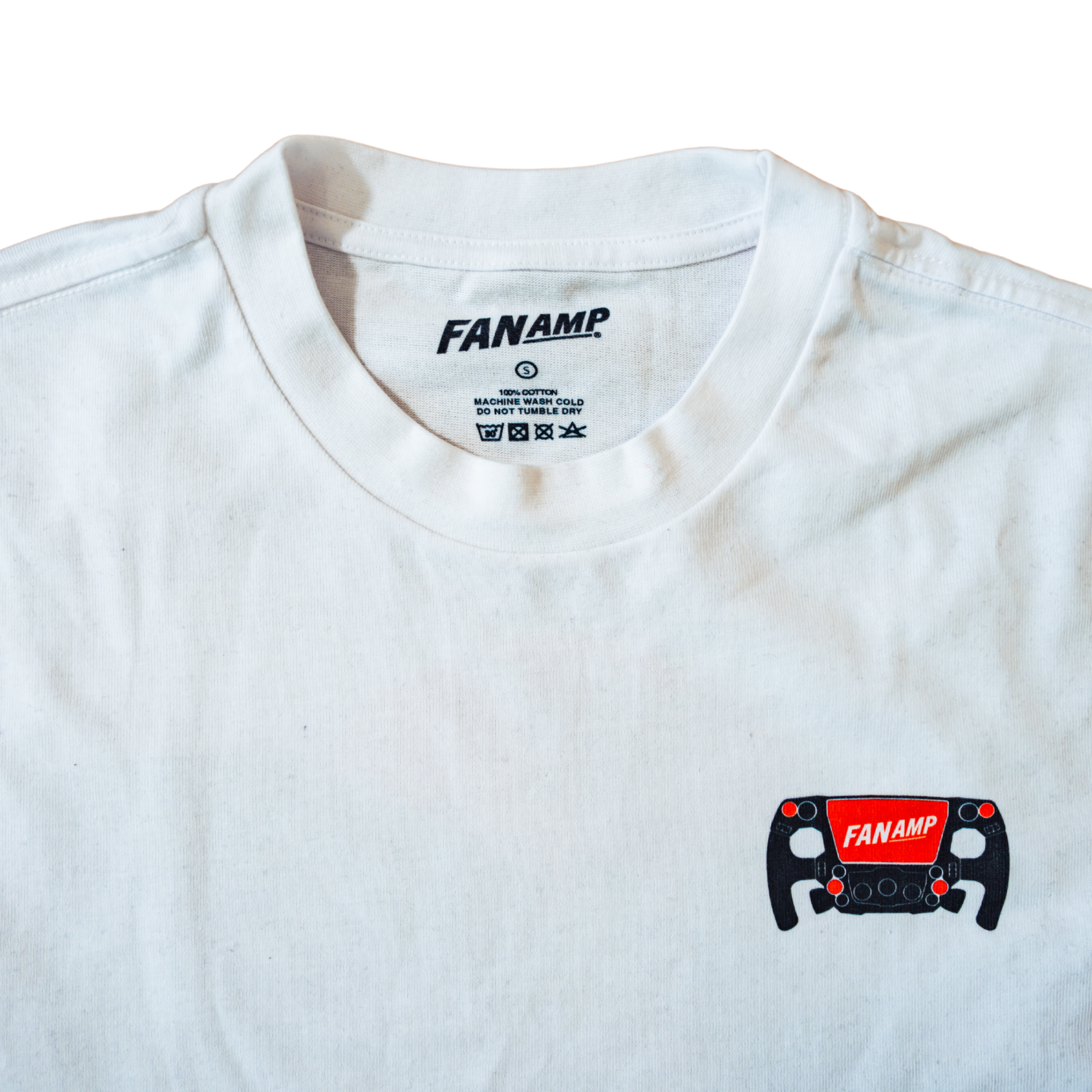 Close up of the tag of the Faded Bone Make The Pass T-Shirt