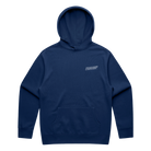 Front of the Safety First Cobalt Hoodie