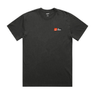 Front of the Fantasy Strategist Faded Coal t-shirt