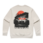 Back of the Make The Pass Bone crewneck