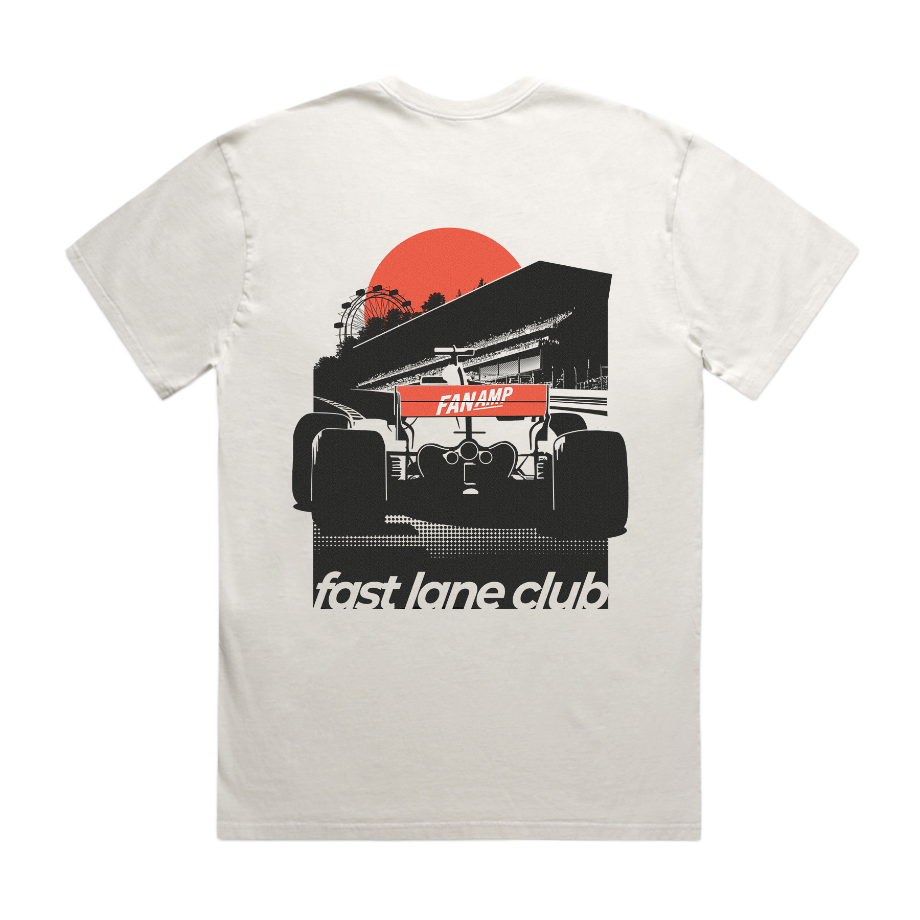 Back of the Make The Pass Faded Bone T-Shirt